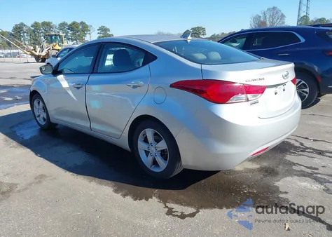 2011 Hyundai Elantra Gls (Ulsan Plant) из США, поврежденный, VIN KMHDH4AE5BU147904